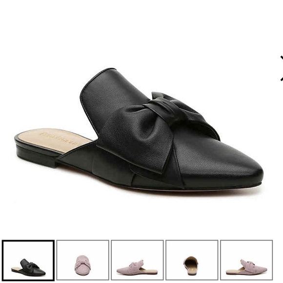 Enzo Angiolini Shoes - Black Bow Mules - NEW